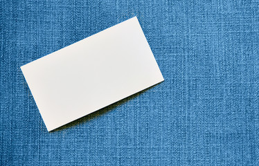 Wall Mural - Blank visiting card