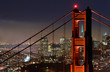 Golden Gate Bridge and San Francisco at night