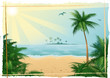 canvas print picture Tropical beach