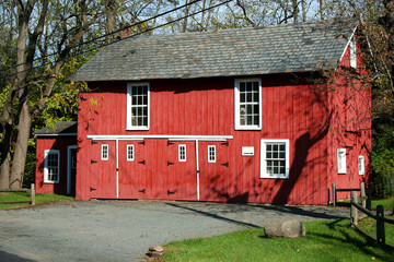 Wall Mural - Red Barn