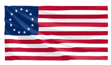Old Us Betsy Ross Flag