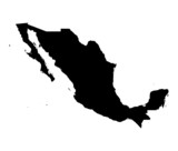 Fototapeta Mapy - detailed map of Mexico