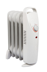 small electric heater with clipping path