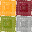 Metal textures. Four colours patterns