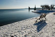 Hafen, Konstanz, Bodensee, Winter, Schnee