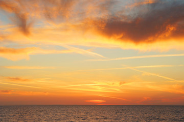 Wall Mural - sunset sky