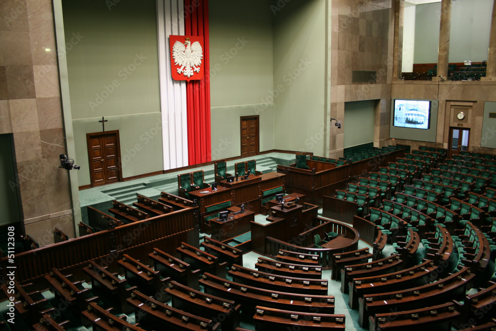 Sejm of the Republic of Poland - obrazy, fototapety, plakaty 