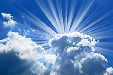 beautiful blue sky