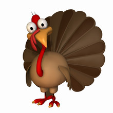 Toon Thanksgiving Turkey