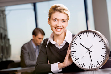 Sticker - Woman with watch