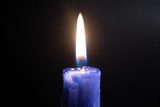 Fototapeta Dmuchawce - blue candle