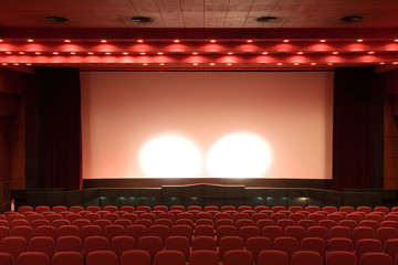 Wall Mural - empty cinema auditorium