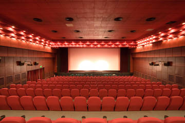 Wall Mural - empty cinema auditorium