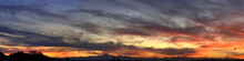 Western Alps Panorama Sunset