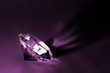 Diamond in purple