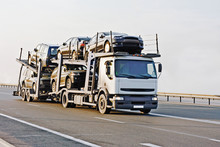 Car Carrier Truck Deliver Batch To Dealer "trucks" Series