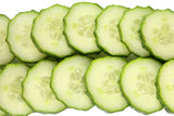 Fototapeta  - Cucumber slices.
