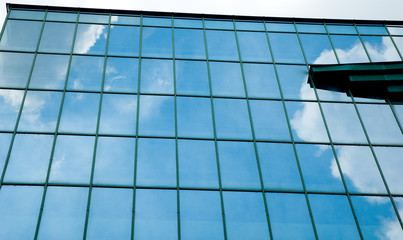 Windows of a modern office