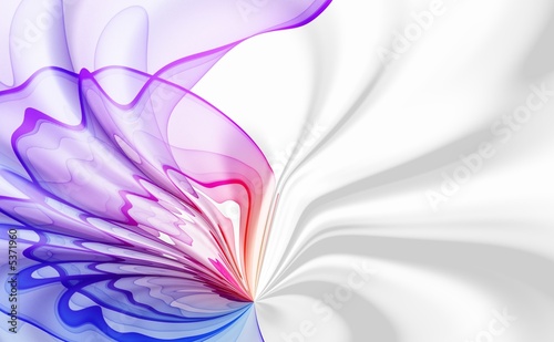 Naklejka dekoracyjna Modern colorful 3D rendered abstract background