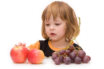 Wall Mural - kids should eat fruits!