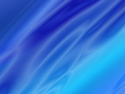 blue wavy curves, abstract background