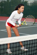 © Galina Barskaya - A teenage girl playing tennis