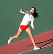 © Galina Barskaya - Teenage girl playing tennis
