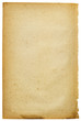 Old-style stained yellow paper. Image on white