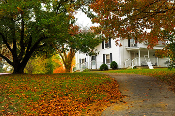 Wall Mural - Image of a beautiful southern home in America