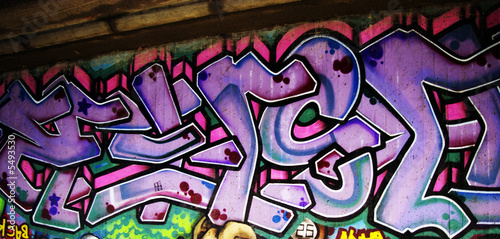 Photo urban graffiti wall