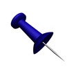 © Cyber - 3D render of blue push-pin