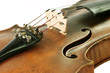 Schallloch einer alten Geige