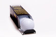 Box of new premium golf balls.