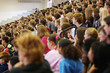 High school assembly, audience