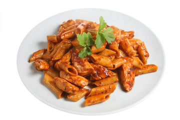 Sticker - Penne pasta in a sun-dried tomato and olive sauce