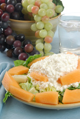 Canvas Print - A table loaded with healthy food choices