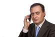 © Rui Vale de Sousa - business man on the phone in white background
