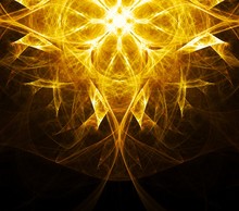 Gold Abstract Fractal