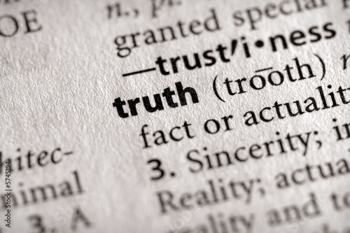 Fotografie, Obraz "truth". Many more word photos in my portfolio....