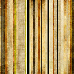 Wall Mural - Grunge striped background over canvas texture