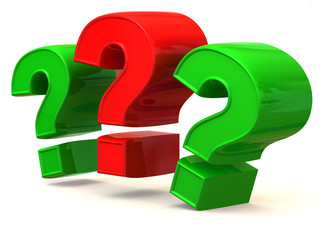 Poster -  Three signs on a question