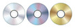 three compact disc