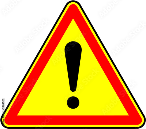 Panneau Attention Danger Stock Photo Adobe Stock Panneau Attention Danger Stock Photo Adobe Stock