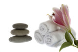 Fototapeta Tulipany - relaxation and body treatment