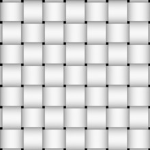 A Black And White Basketweave Pattern.