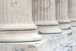 Columns on the Erechtheum  in Athens, Greece. 