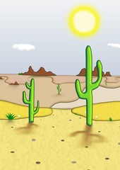 Wall Mural - Desert