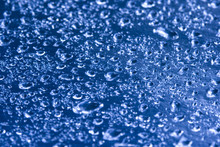 Blue Water Drop For Background