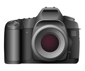 Vector - Professional Digital Camera DSLR - photography media