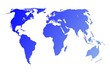 © Alex White - blue gradient world map
